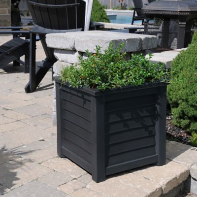 Image showing  11.5 gal. Lakeland Square Planter, 20 in. x 20 in.