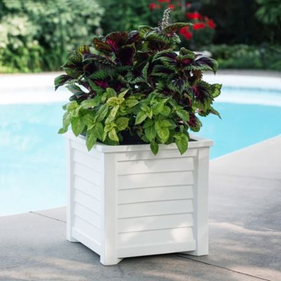 Image showing 3 th Mayne 11.5 gal. Lakeland Square Planter, 20 in. x 20 in.