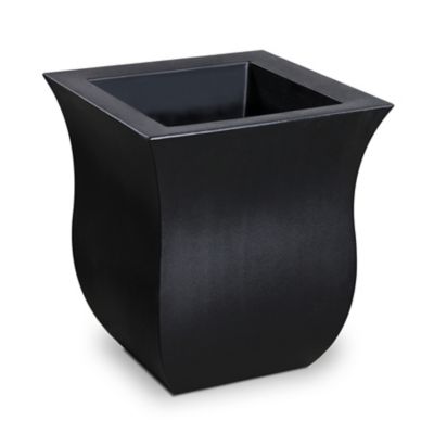 Image showing  4.5 gal. Polyethylene Valencia Square Planter, 16 in. x 16 in. x 18 in.