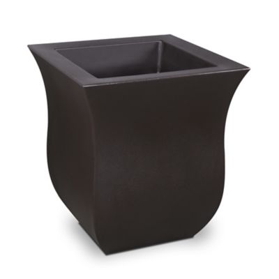 Image showing 1 th Mayne 4.5 gal. Polyethylene Valencia Square Planter, 16 in. x 16 in. x 18 in.