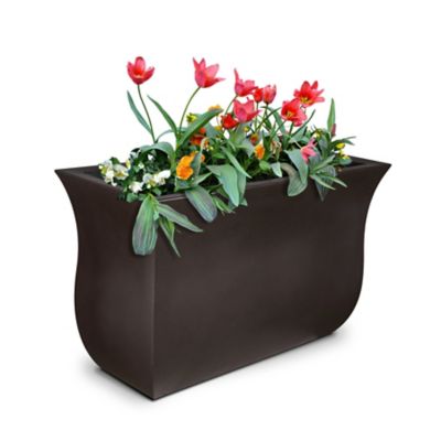 Mayne 15 gal. Polyethylene Valencia Long Planter, 36 in. x 16 in. x 22 in.