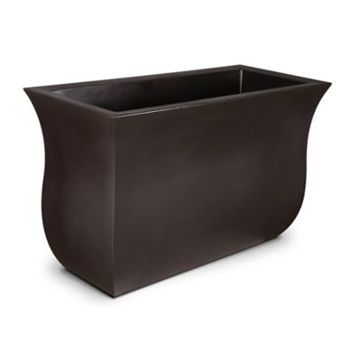 Image showing  15 gal. Polyethylene Valencia Long Planter, 36 in. x 16 in. x 22 in.