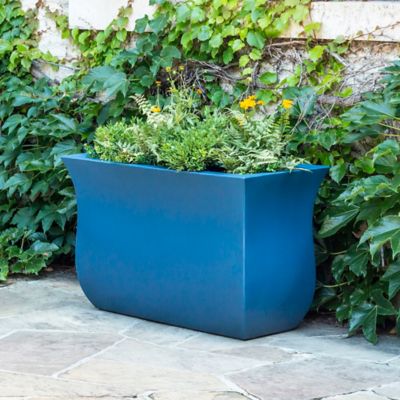 Image showing 2 th Mayne 15 gal. Polyethylene Valencia Long Planter, 36 in. x 16 in. x 22 in.