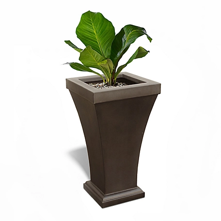 Mayne Bordeaux 40 in. Tall Patio Planter