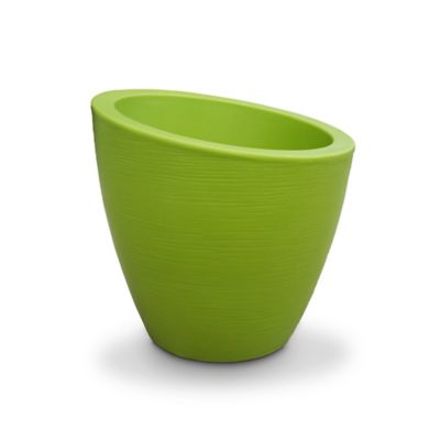 Image showing  8 gal. Polyethylene Modesto Round Planter, 20 in.