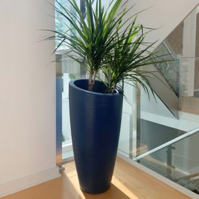 Image showing 2 th Mayne 6 gal. Polyethylene Modesto Tall Planter, 32 in.