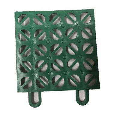 Image showing  22 in. x 22 in. Interlocking Floor System, Green, 4-Pack