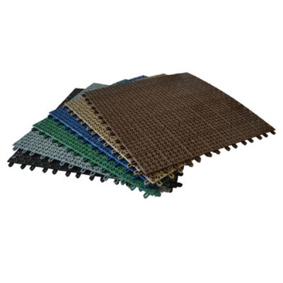 Riverstone Interlocking Floor System, Blue, 22 in. x 22 in., 4 pk.