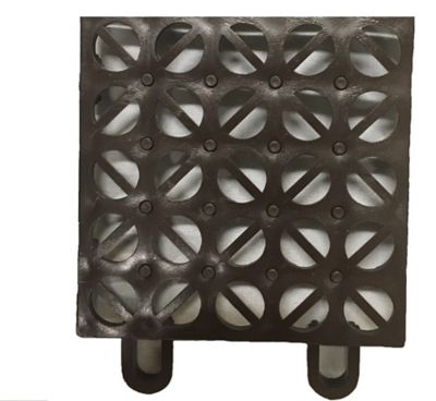 Image showing  22 in. x 22 in. Interlocking Floor System, Brown, 4-Pack