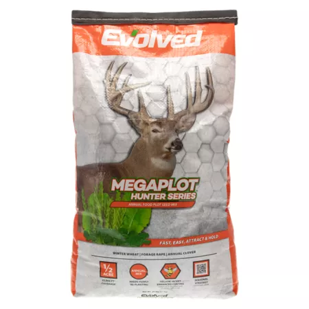 Evolved Harvest Mega Plot Hunter Series 20 Deer Food Plot Seeds Food Plots