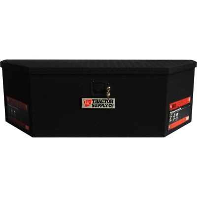 Tractor Supply 5.3 cu. ft. 18 in. x 46 in. x 14 in. Matte Low-Profile Trailer Tool Box