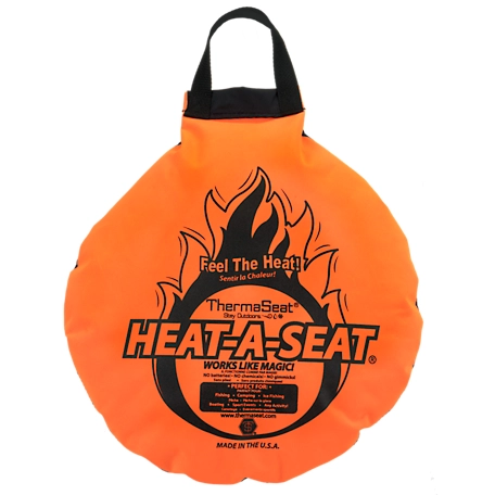 Heat-A-Seat Camouflage/Blaze Orange 17 in.