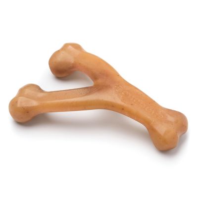 Image showing  Wishbone Durable Dog Chew Toy, Real Chicken, Medium