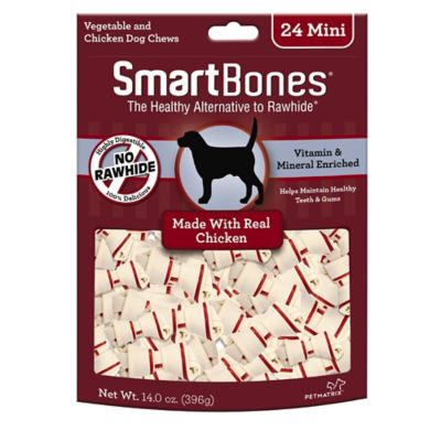 SmartBones Rawhide-Free Chicken Flavor Dog Bone Treats, 14 oz., 24 ct.