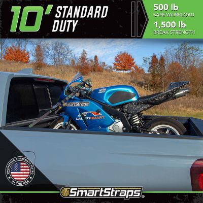 Image showing 5 th SmartStraps 10 ft. Tactical Tie Downs, 500 lb., 2 pk.