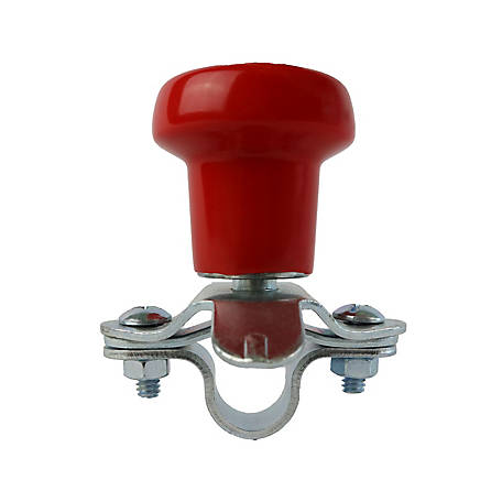 Red Plastic Steering Wheel Spinner Knob New 
