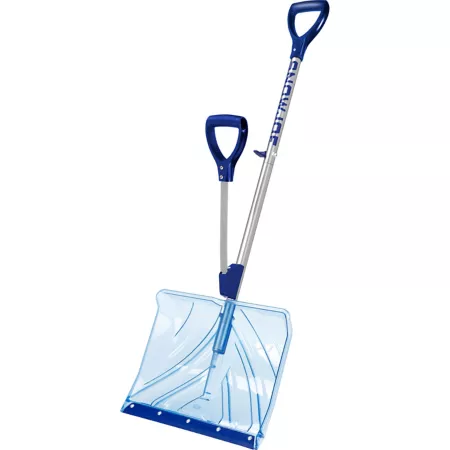 Snow Joe Shovelution Unbreakable Indestructible Strain-Reducing Snow Shovel with Spring Handle 18 in. Snow & Ice Tools