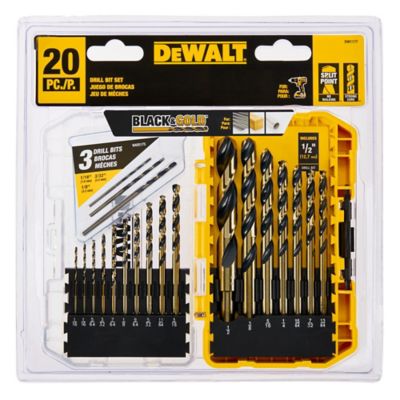 Black & Decker 20 Pc. Black Oxide Drill Bit Set