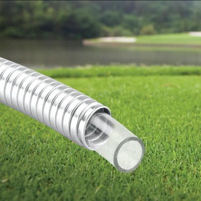 Image showing  1/2 in. x 100 ft. Heavy-Duty Spiral Constructed Metal Garden Hose