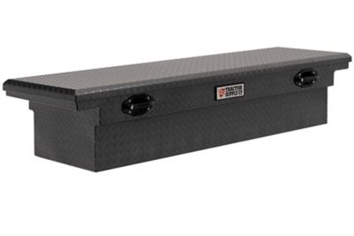 Tractor Supply 70 in. x 20 in. Graphite Gray Finish Aluminum Low Profile Crossover Truck Tool Box