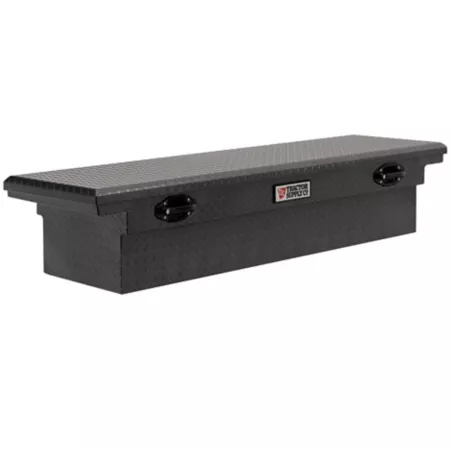 Tractor Supply 70 in x 20 in Aluminum Low Profile Crossover Truck Tool Box Graphite Gray Finish Crossover Truck Tool Boxes