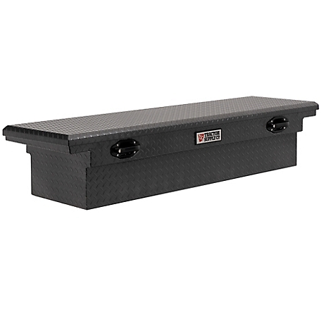 Tractor Supply 70 in. Graphite Gray Finish Aluminum Low Profile Crossover Truck Tool Box