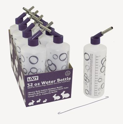 Lixit All-Weather Plastic Pet Water Bottle, 32 oz.