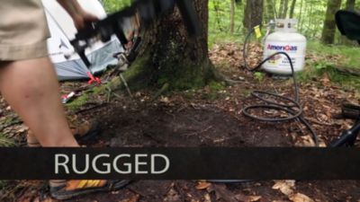 Image showing  1-Burner Propane Gas Angle Iron Stove, 110 sq. in., 15,000 BTUs