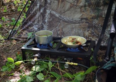 Image showing  2-Burner Propane Gas Angle Iron Stove, 220 sq. in., 30,000 BTUs