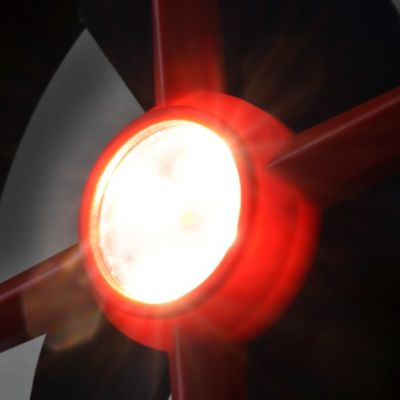 Image showing  Tent Fan with LED Light, Lantern