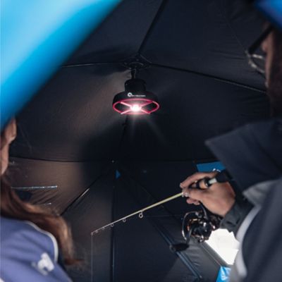 Image showing 6 th BaseCamp Tent Fan with LED Light, Lantern