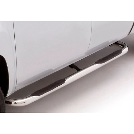 Lund 3 in. Round Bent Stainless Steel Nerf Bar Truck Step, Fits 2015-2018 Ford F-150, 22660909
