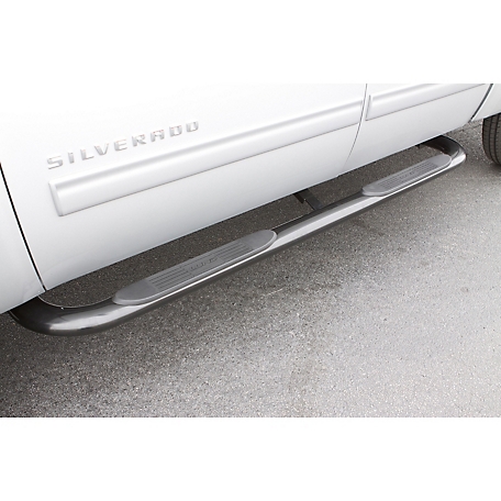 Lund 4 in. Oval Curved Stainless Steel Nerf Bar Truck Step, Fits 2003-2009 Dodge Ram 2500, 23275771