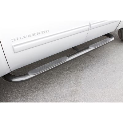 Lund 4 in. Oval Curved Stainless Steel Nerf Bar Truck Step, Fits 2015-2018 Ford F-150, 23291908