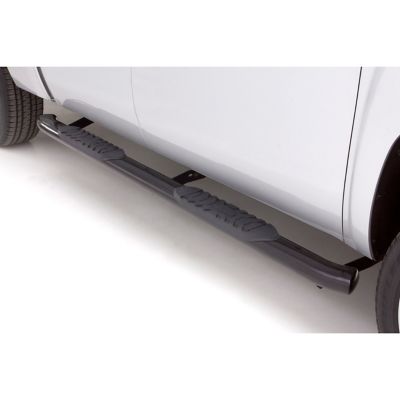 Lund 4 in. Oval Curved Steel Nerf Bar Truck Step, Fits 2015-2018 Chevrolet Colorado, 23440360
