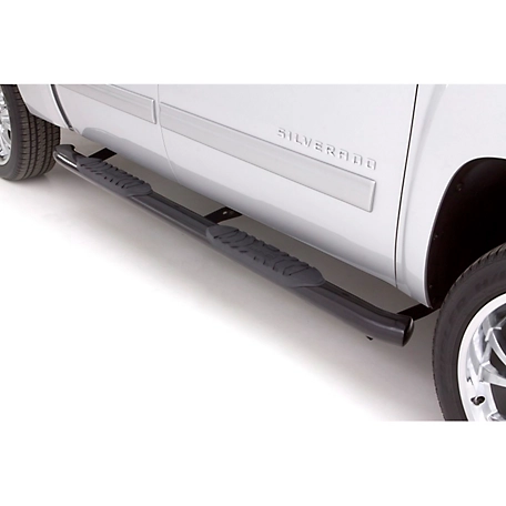 Lund 5 in. Oval Curved Steel Nerf Bar Truck Step, Fits 2005-2018 Toyota Tacoma, 23873007