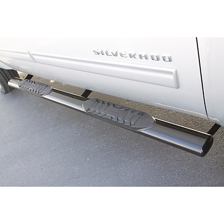 Lund 5 in. Oval Straight Stainless Steel Nerf Bar Truck Step, Fits 2003-2009 Dodge Ram 2500