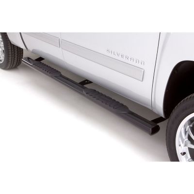 Lund 5 in. Oval Straight Steel Nerf Bar Truck Step, Fits 2007-2018 Chevrolet Silverado 1500, 24079004