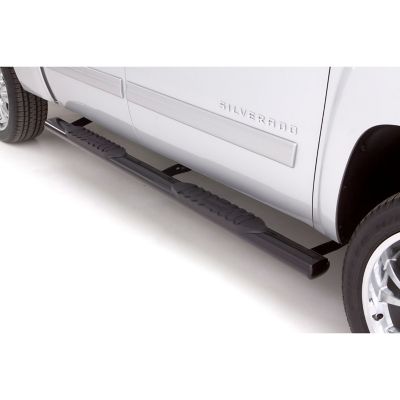 Lund 5 in. Oval Straight Steel Nerf Bar Truck Step, Fits 2007-2018 Toyota Tundra, 24082002
