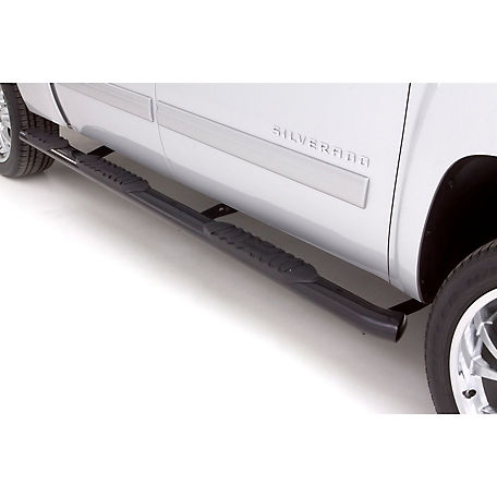 Lund 5 in. Oval Wheel-to-Wheel Steel Nerf Bar Truck Step, Fits 2010-2018 Dodge Ram 2500, 260105008