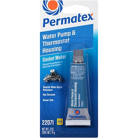 Permatex Water Pump and Thermostat RTV Silicone Gasket Maker, 0.5 oz.