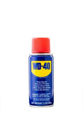 WD-40 3 oz. Multi-Use Product, Handy Can, Lubricates and Protects Metal from Rust and Corrosion, Drives Out Moisture