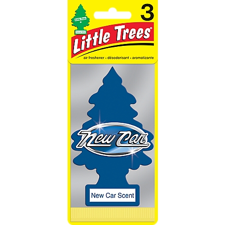 Little Trees Automotive Air Fresheners, New Car Scent, 3 pk.