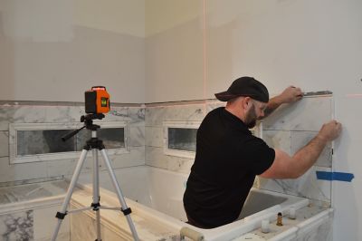 Image showing  50 ft. Beam Self-Leveling 360 Degree Laser with Plumb Line