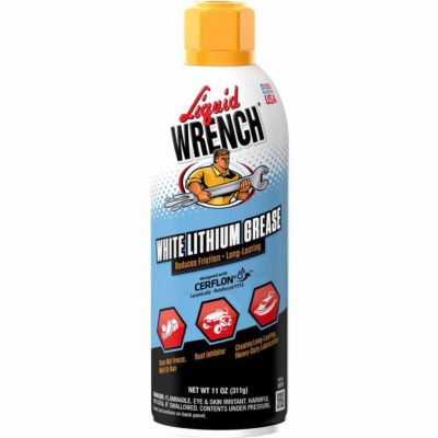 Liquid Wrench 10-1/2 oz. White Lithium Grease Aerosol with Cerflon