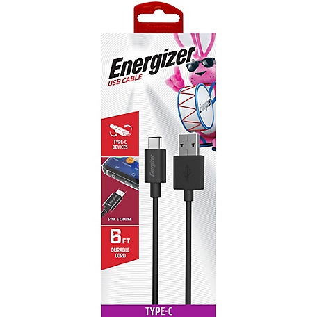 Energizer 6 ft. Type USB-C Cable