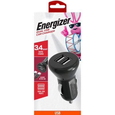 Energizer 3.4A Dual USB Car Charger