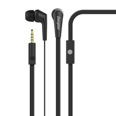 Image showing  Flat Wire Earbuds with Microphone