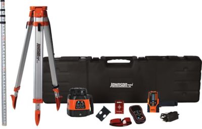 Johnson Level 200 ft. Beam Horizontal/Vertical Dual Slope Rotary Laser System