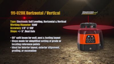 Image showing  200 ft. Beam Horizontal/Vertical Dual Slope Rotary Laser System